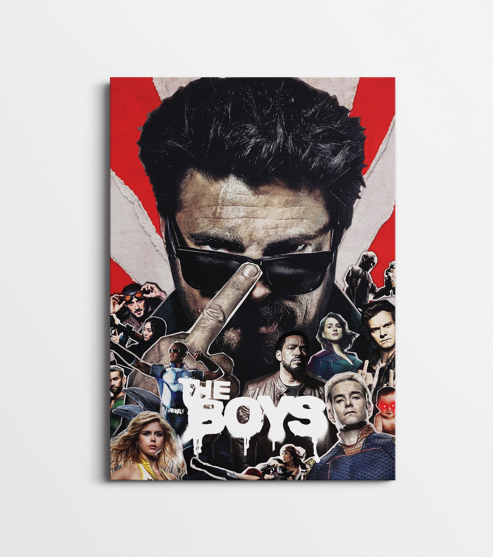 The Boys Poster | Superhero TV Series Collage Wall Art Print Lazywalls