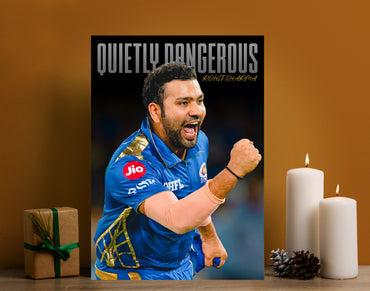 Rohit Sharma Poster | MI IPL Cricket Poster Lazywalls