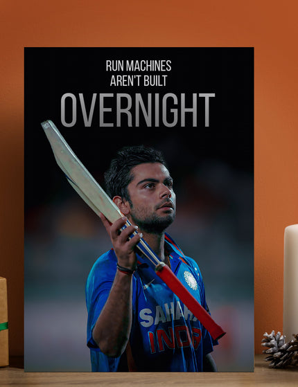 Virat Kohli Quote Poster | Team India Cricket Motivational Wall Art Lazywalls