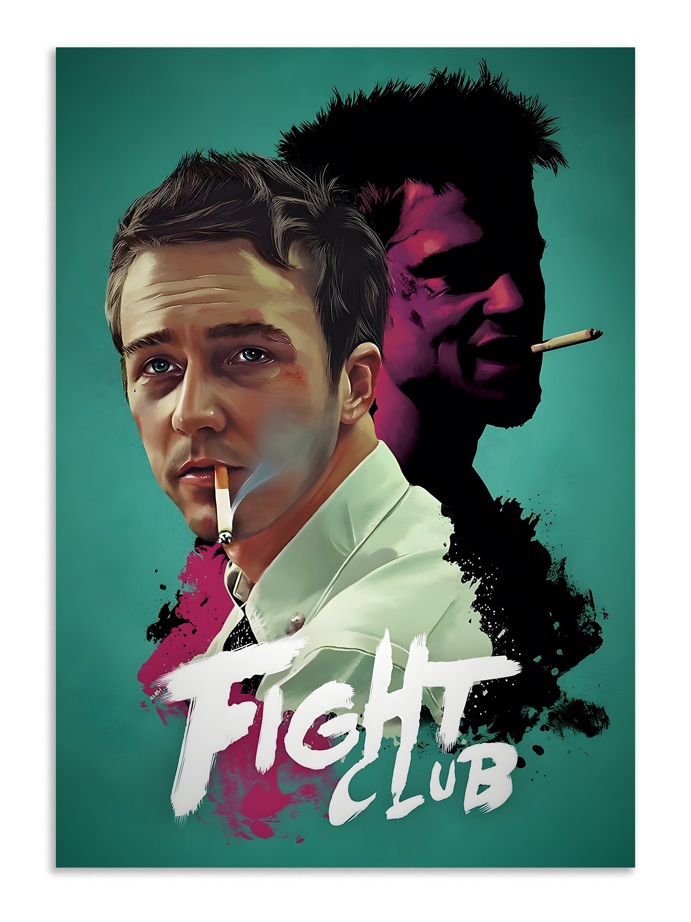 Fight Club Movie Poster | Tyler Durden Wall Art Lazywalls
