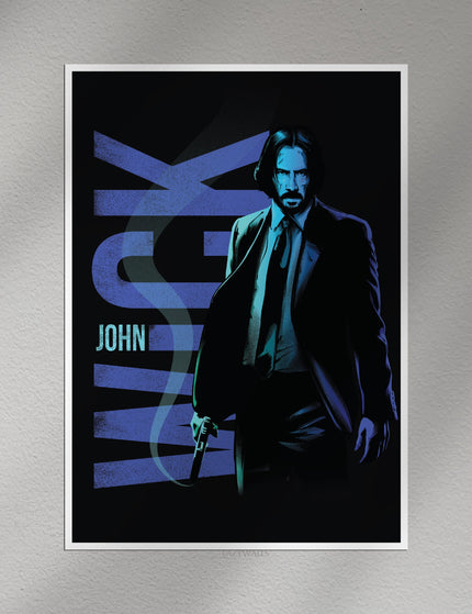 John Wick Wall Poster – Keanu Reeves Action Movie Art Lazywalls