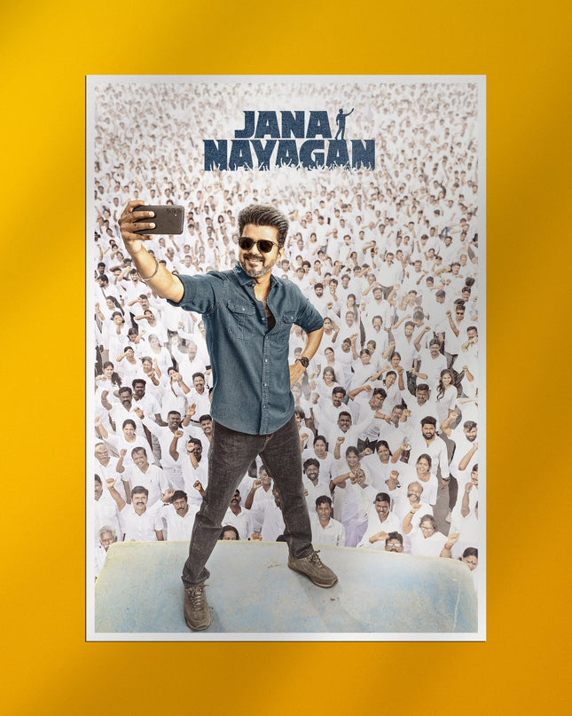 Jana Nayagan Thalapathy Vijay Poster - Official Movie Print Lazywalls