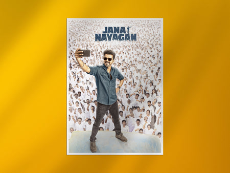 Jana Nayagan Thalapathy Vijay Poster - Official Movie Print Lazywalls