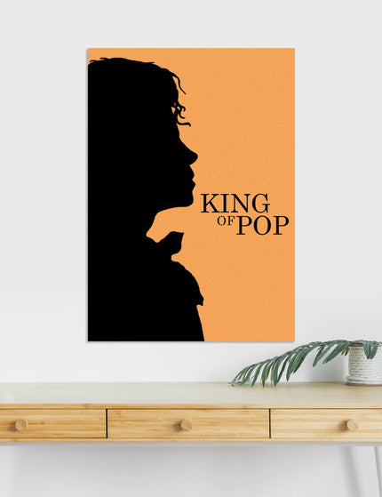 Michael Jackson Poster | MJ King of Pop Silhouette Wall Art Lazywalls
