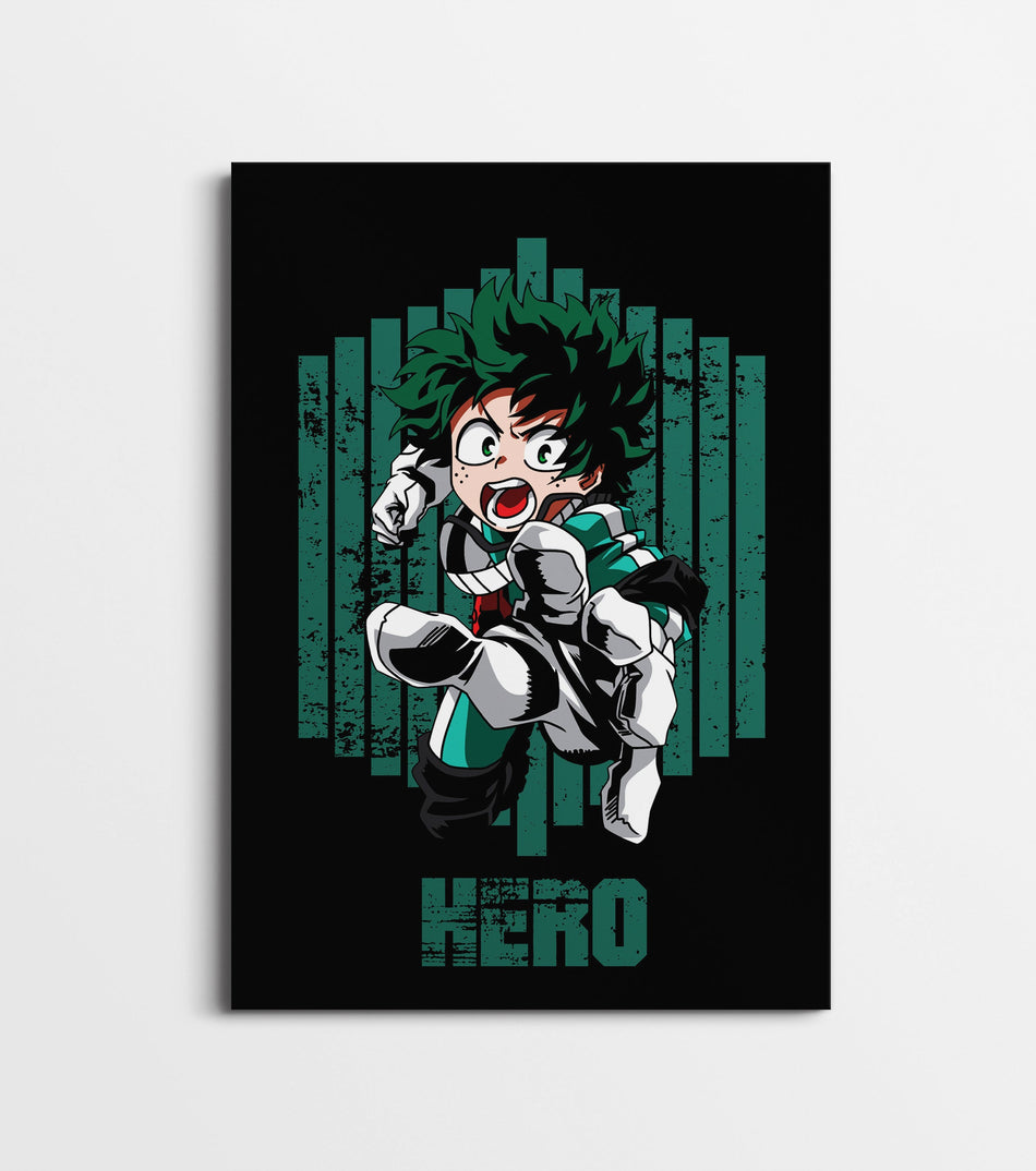 Izuku Midoriya Poster | My Hero Academia Wall Art Lazywalls