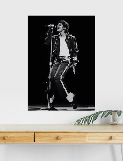 Michael Jackson Poster | MJ Black White Concert Wall Art Lazywalls