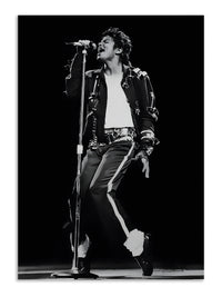 Michael Jackson Poster | MJ Black White Concert Wall Art Lazywalls