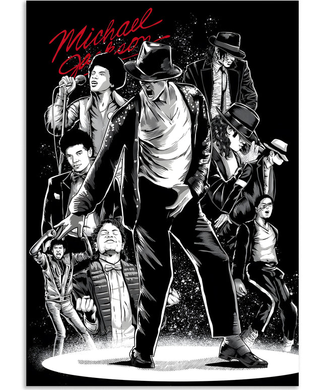 Michael Jackson Tribute Poster Art Lazywalls