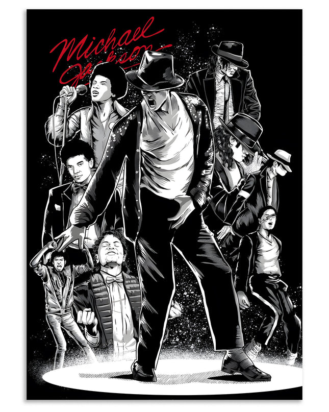 Michael Jackson Tribute Poster Art Lazywalls