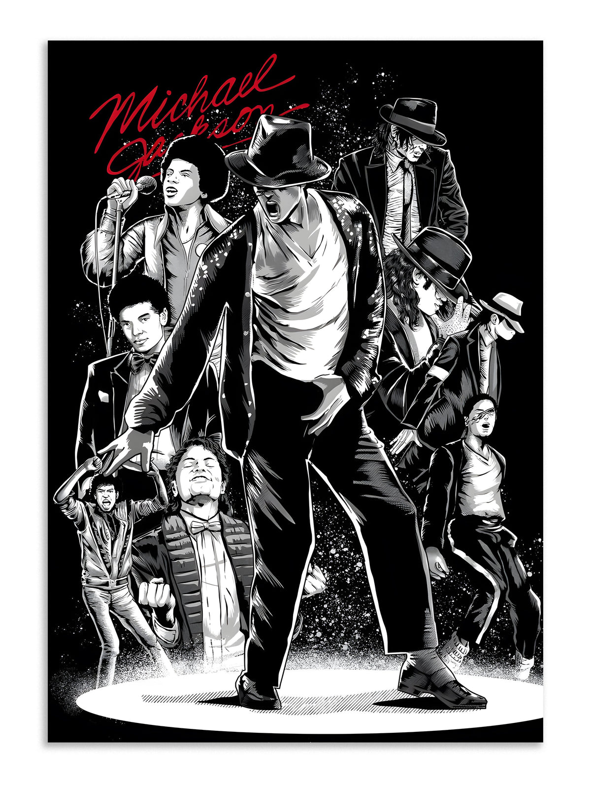 Michael Jackson Tribute Poster Art Lazywalls