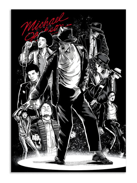 Michael Jackson Tribute Poster Art Lazywalls