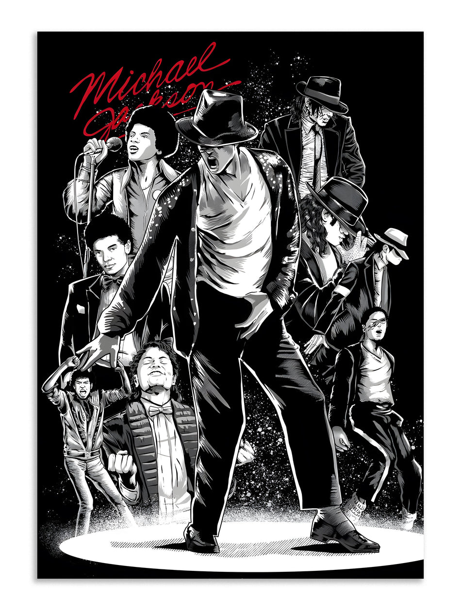 Michael Jackson Tribute Poster Art Lazywalls