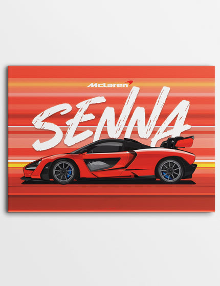 McLaren Senna Poster | Supercar Wall Art | Exotic Sports Car Print for Garage & Office Lazywalls
