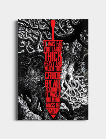 Dark Fantasy Anime Series Sword Poster | Gothic Manga Wall Art Lazywalls