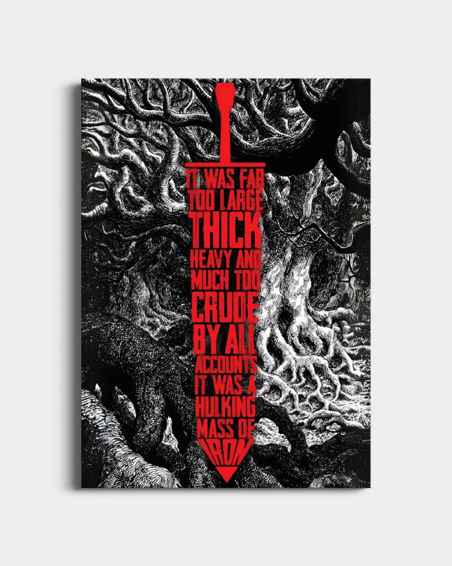 Dark Fantasy Anime Series Sword Poster | Gothic Manga Wall Art Lazywalls