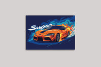 Toyota Supra MK5 Poster | A90 Sports Car Wall Art Lazywalls
