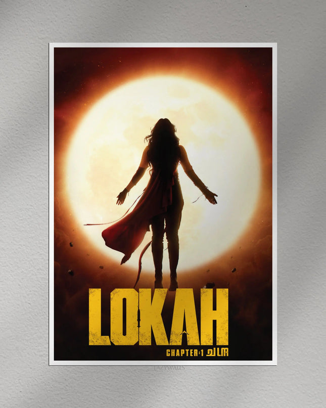 Lokah Chapter 1 Valam Wall Poster | Malayalam Fantasy Action Movie Wall Art Lazywalls