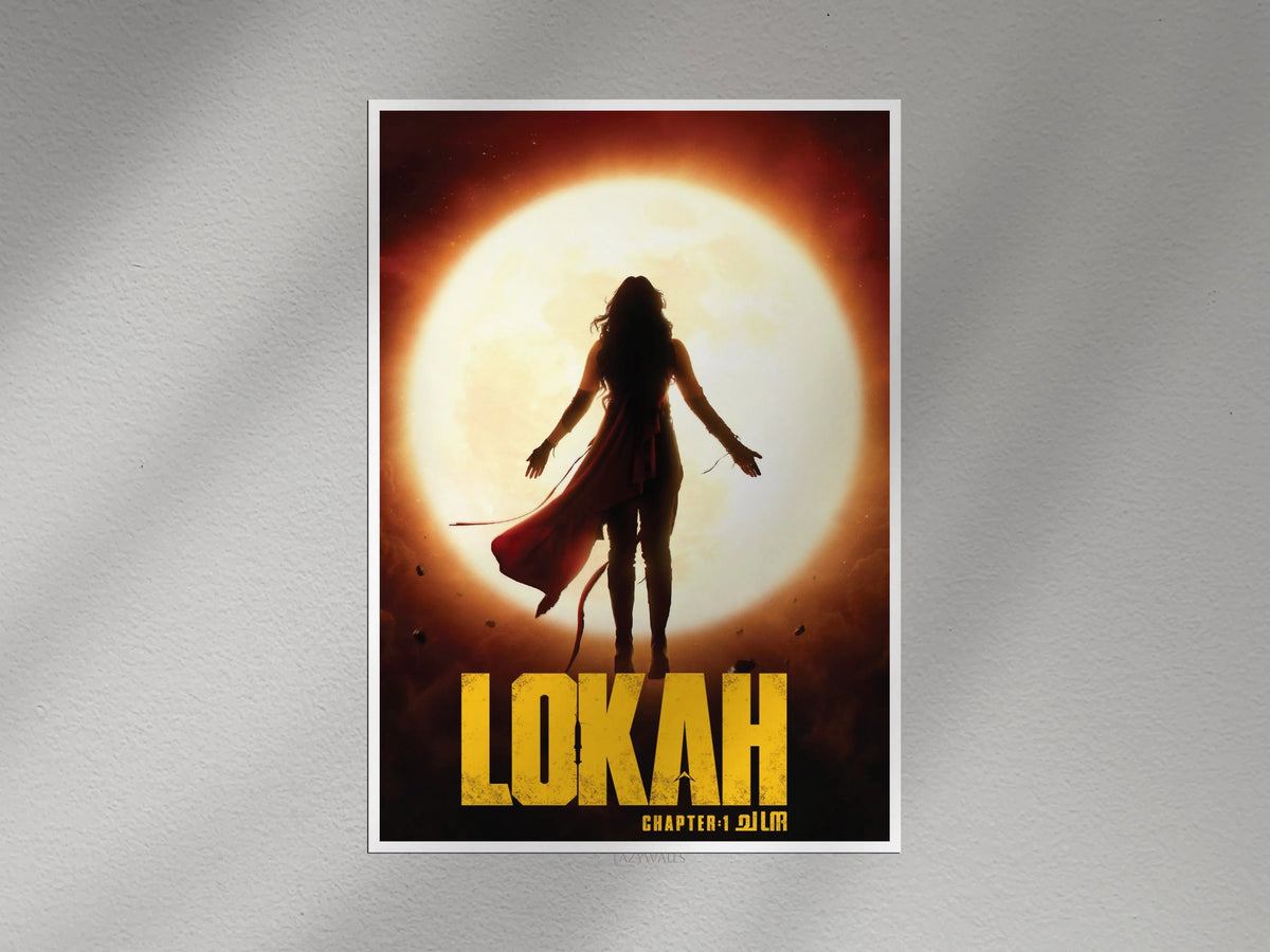 Lokah Chapter 1 Valam Wall Poster | Malayalam Fantasy Action Movie Wall Art Lazywalls