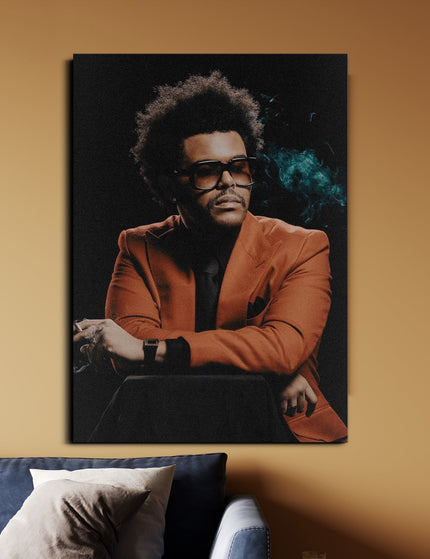 The Weeknd | Iconic Portrait Music Poster | The Weeknd Wall Art Lazywalls