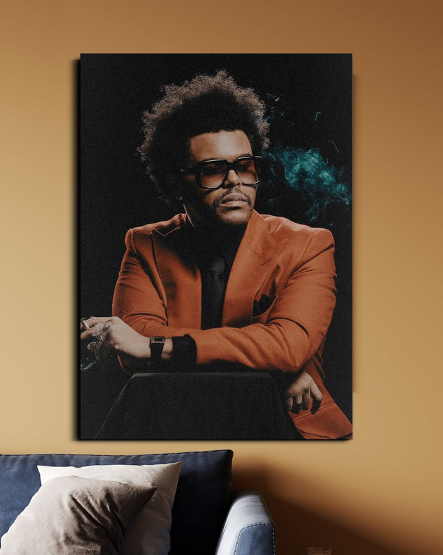 The Weeknd | Iconic Portrait Music Poster | The Weeknd Wall Art Lazywalls