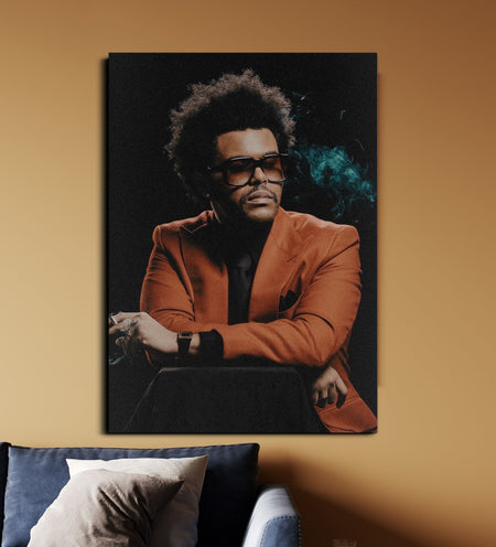 The Weeknd | Iconic Portrait Music Poster | The Weeknd Wall Art Lazywalls
