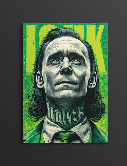 Loki Poster Marvel Wall Art | God of Mischief Room Decor Lazywalls