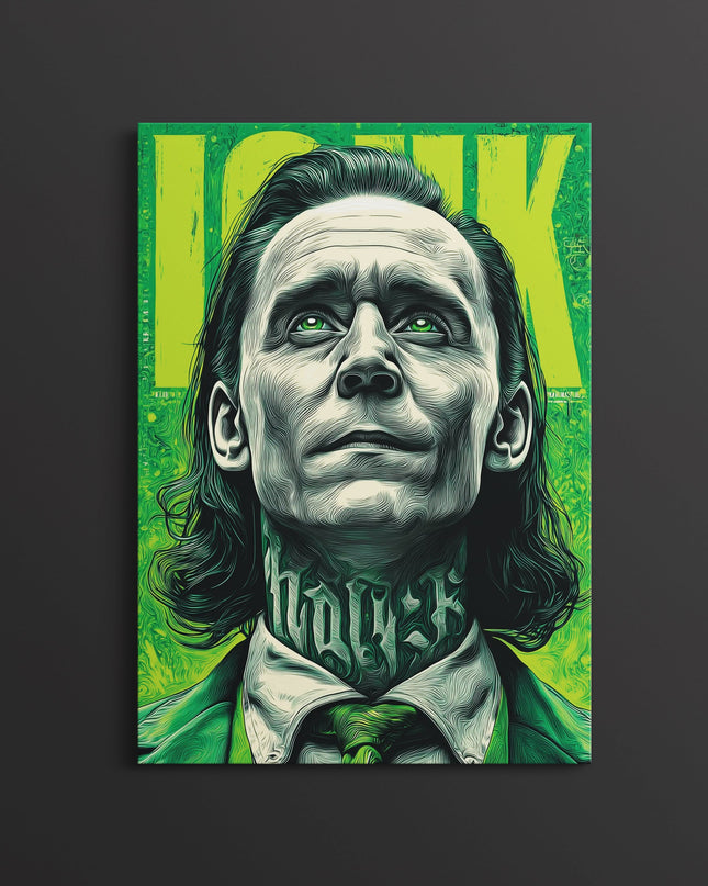 Loki Poster Marvel Wall Art | God of Mischief Room Decor Lazywalls