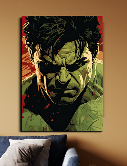 Hulk | The Avengers MCU Hulk Poster | Hulk Wall Art Lazywalls