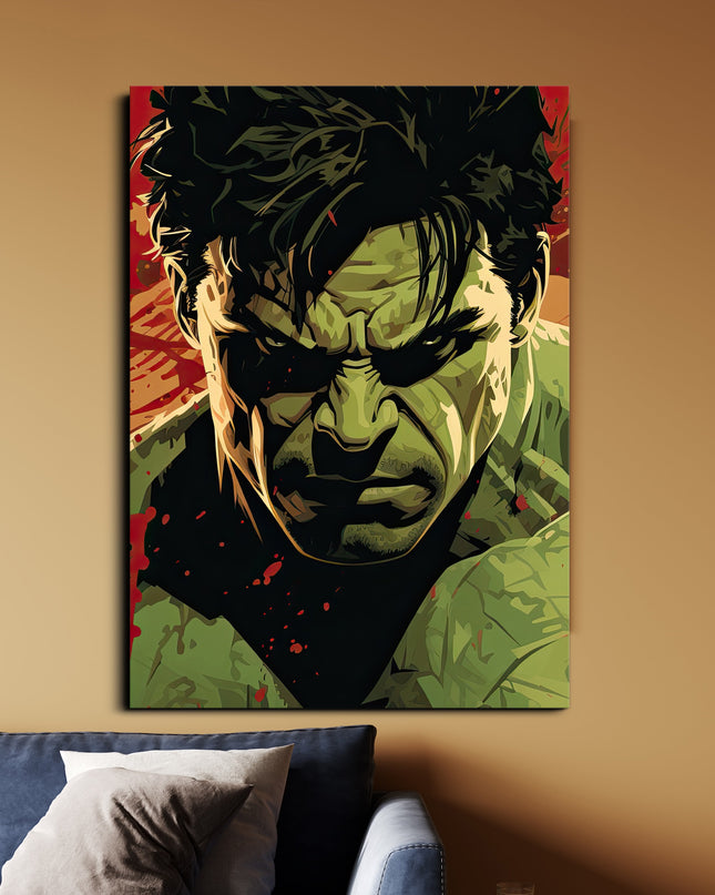 Hulk | The Avengers MCU Hulk Poster | Hulk Wall Art Lazywalls