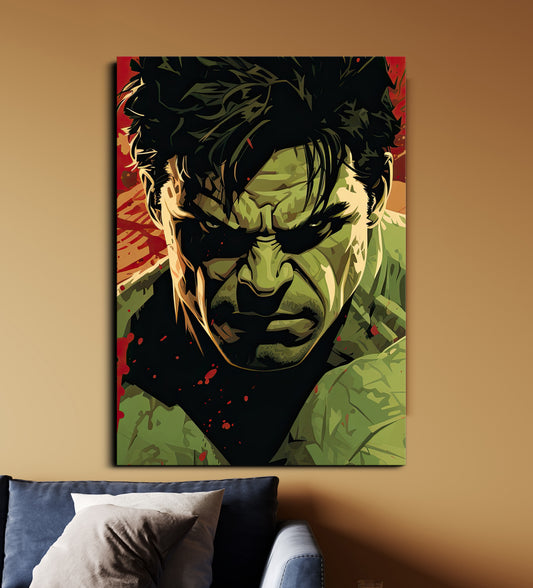 Hulk | The Avengers MCU Hulk Poster | Hulk Wall Art Lazywalls