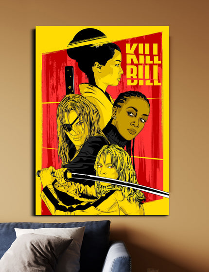 Kill Bill | Tarantino Action Movie Poster | Kill Bill Wall Art Lazywalls