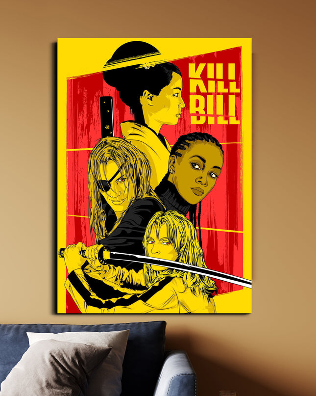 Kill Bill | Tarantino Action Movie Poster | Kill Bill Wall Art Lazywalls