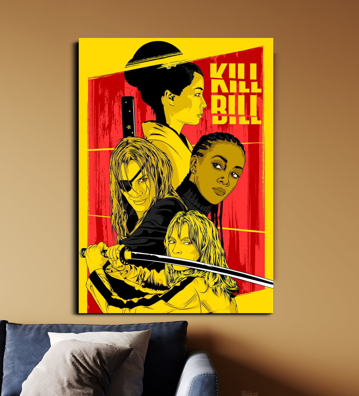 Kill Bill | Tarantino Action Movie Poster | Kill Bill Wall Art Lazywalls