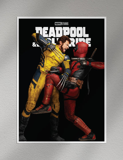 Deadpool & Wolverine Marvel Wall Poster | Superhero Movie Wall Art Lazywalls