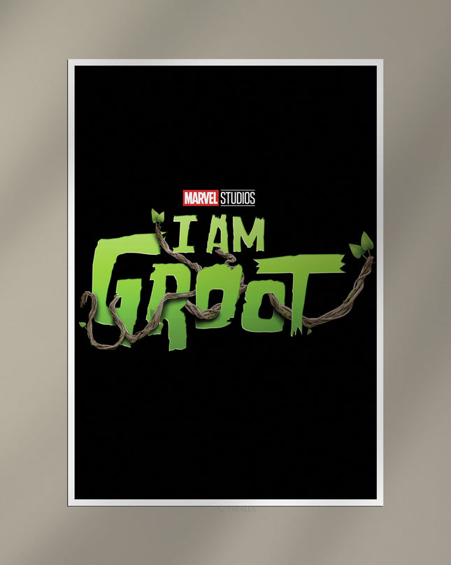 I Am Groot Marvel Poster | Superhero Wall Art Lazywalls