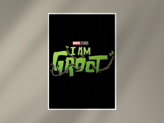 I Am Groot Marvel Poster | Superhero Wall Art Lazywalls