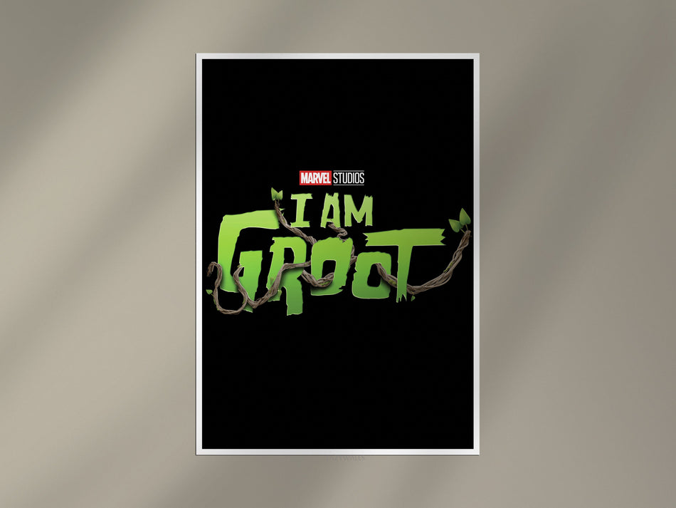 I Am Groot Marvel Poster | Superhero Wall Art Lazywalls
