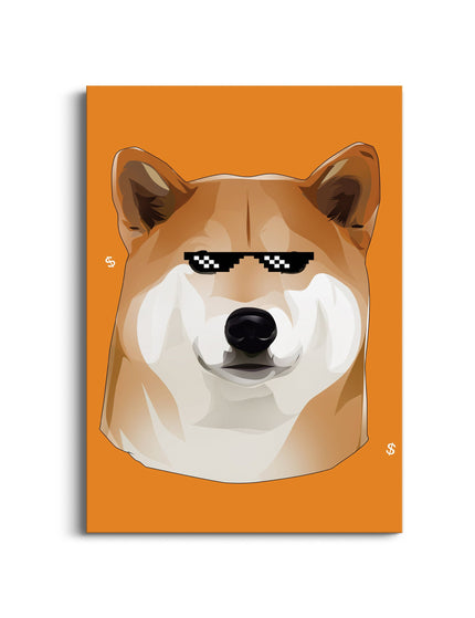Doge Meme Poster | Cool Shiba Inu Wall Art Lazywalls
