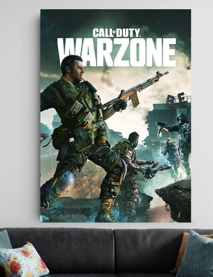Call of Duty Warzone Poster | Gaming Wall Art Warzone Aesthetic Decor Lazywalls