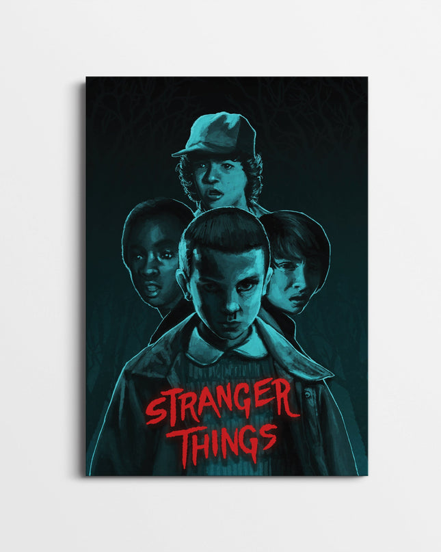 Stranger Things Dark Poster | Retro Sci-Fi Horror Wall Art Lazywalls