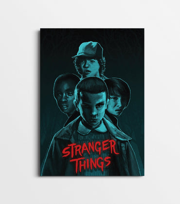 Stranger Things Dark Poster | Retro Sci-Fi Horror Wall Art Lazywalls