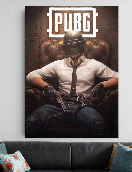 PUBG Poster | Gamer Boss Aesthetic Wall Art | Gaming Room Decor Lazywalls