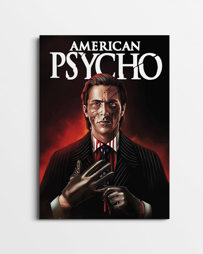 American Psycho Poster | Patrick Bateman Wall Art | Dark Movie Decor Lazywalls