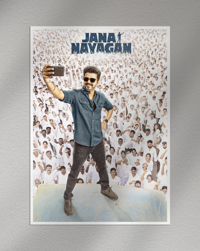 Jana Nayagan Thalapathy Vijay Poster - Official Movie Print Lazywalls