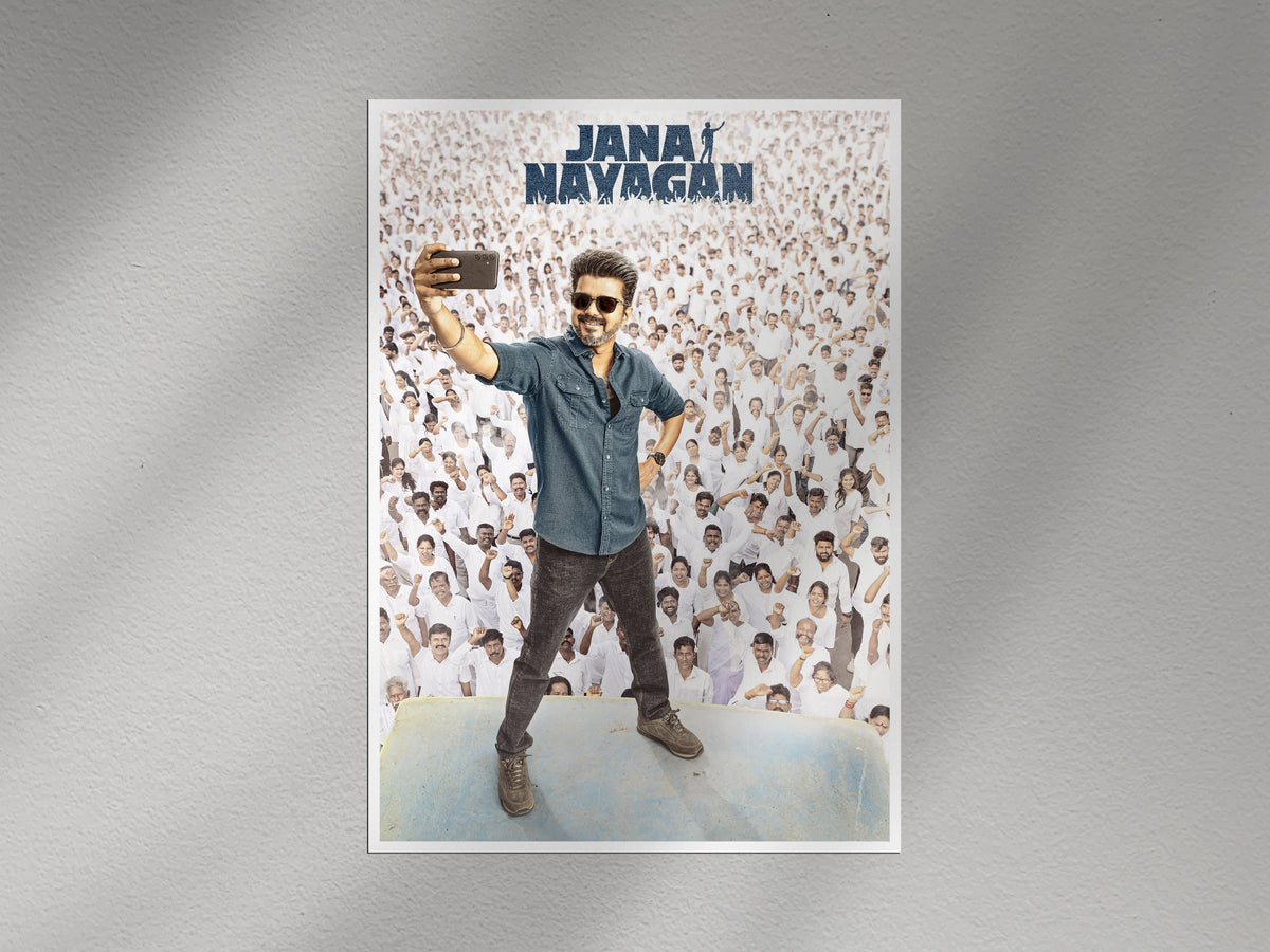Jana Nayagan Thalapathy Vijay Poster - Official Movie Print Lazywalls