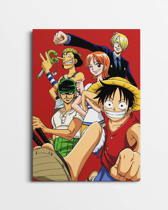One Piece Straw Hat Pirates Poster | Luffy & Crew Anime Wall Art Lazywalls