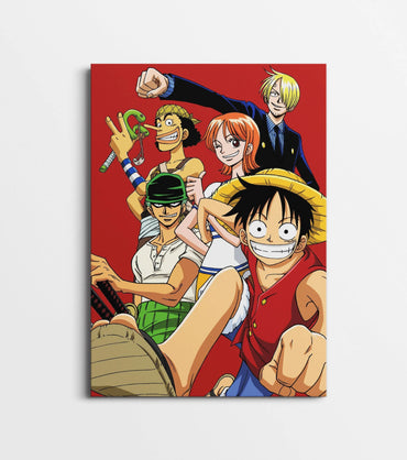 One Piece Straw Hat Pirates Poster | Luffy & Crew Anime Wall Art Lazywalls