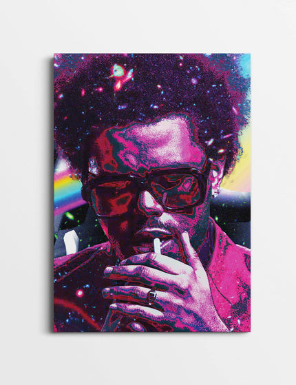 The Weeknd Poster | Neon Pop Art Music Wall Decor Lazywalls