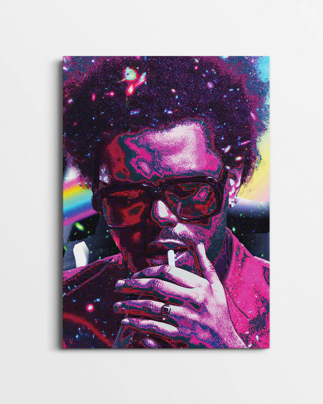 The Weeknd Poster | Neon Pop Art Music Wall Decor Lazywalls