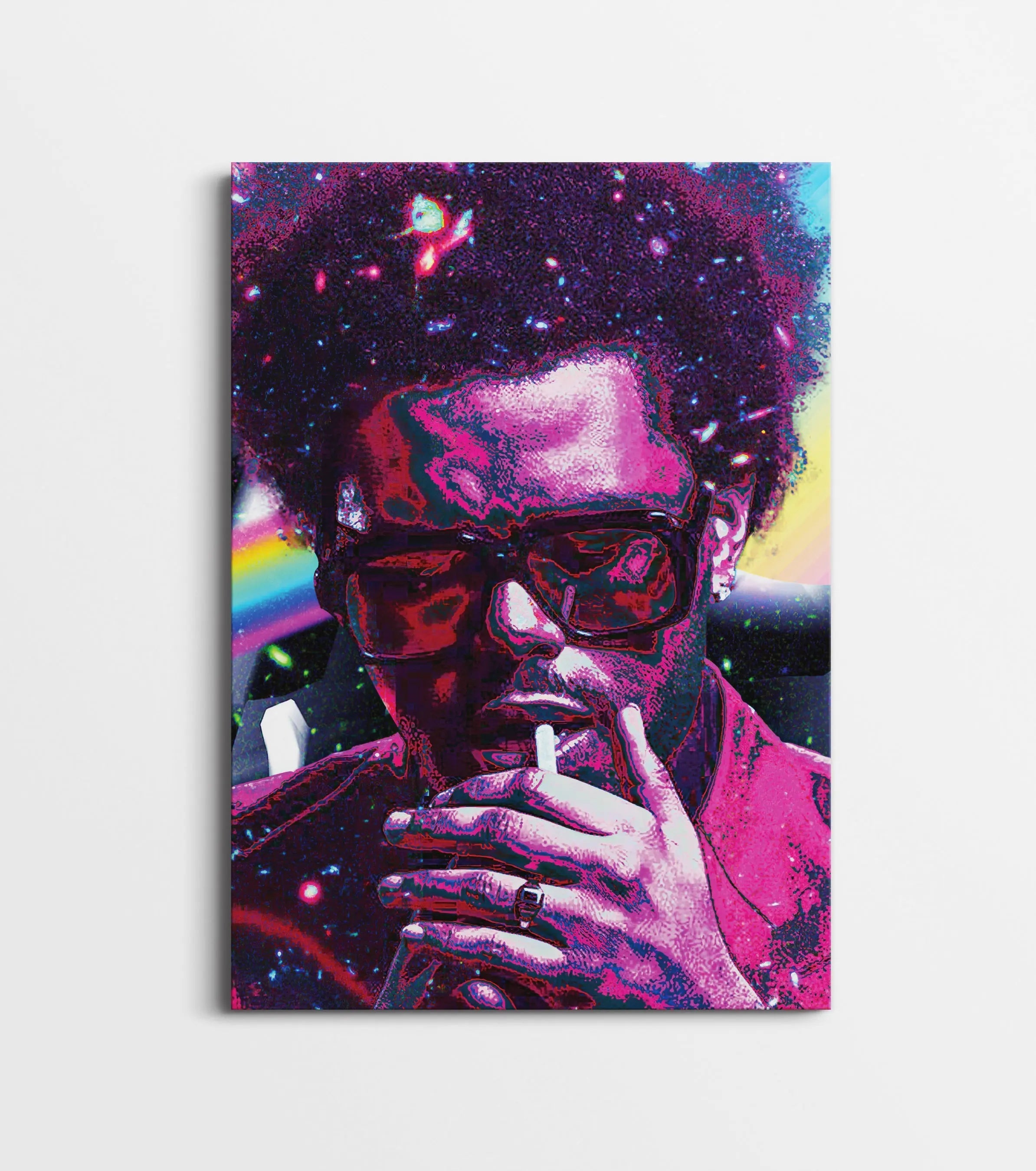 The Weeknd Poster | Neon Pop Art Music Wall Decor Lazywalls